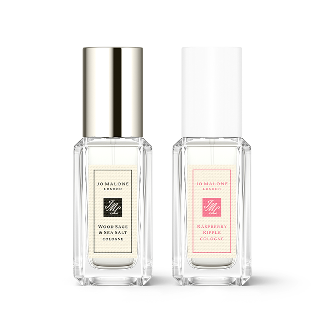 Jomalone ラズベリーリップル×ウッドセージset Raspberry Ripple & Wood Sage & Sea Salt Perfume Set | Jo