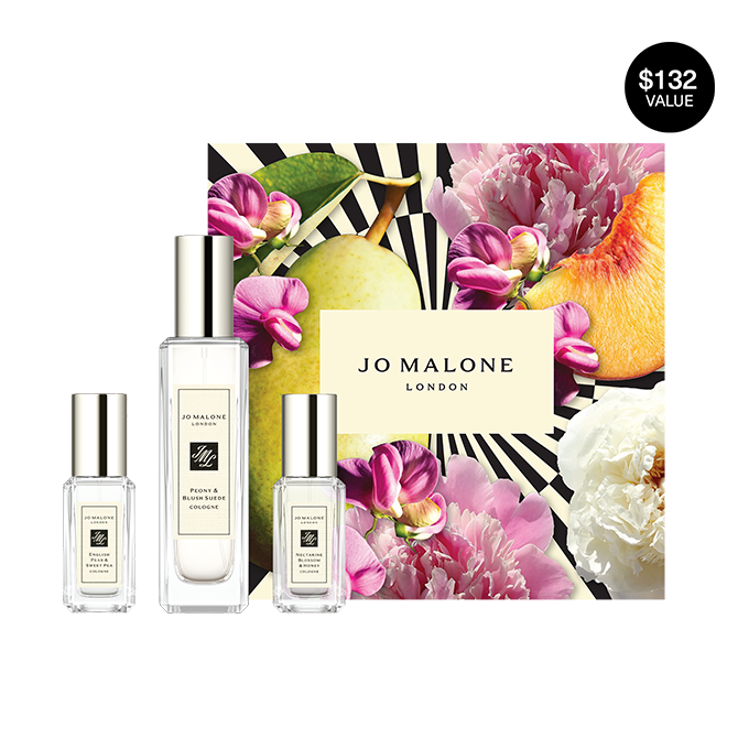Peony & Blush Suede Fruity Floral Perfume Layering Set | Jo Malone