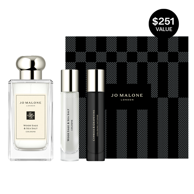 Wood Sage & Sea Salt and Cypress & Grapevine Cologne Trio Gift Set